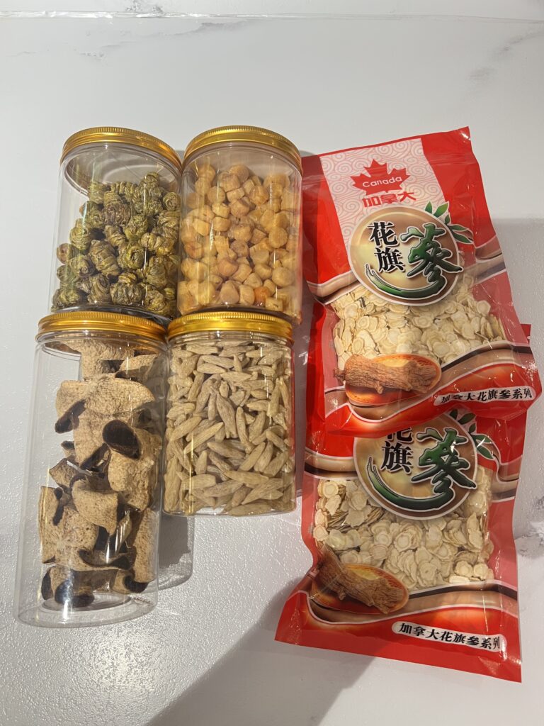 花旗參石斛麥冬陳皮元貝滋潤養生湯料套裝